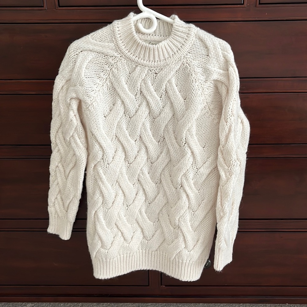 Cocogio Wool Acrylic Blend Cozy Chunky Sweater Made in Italy size M